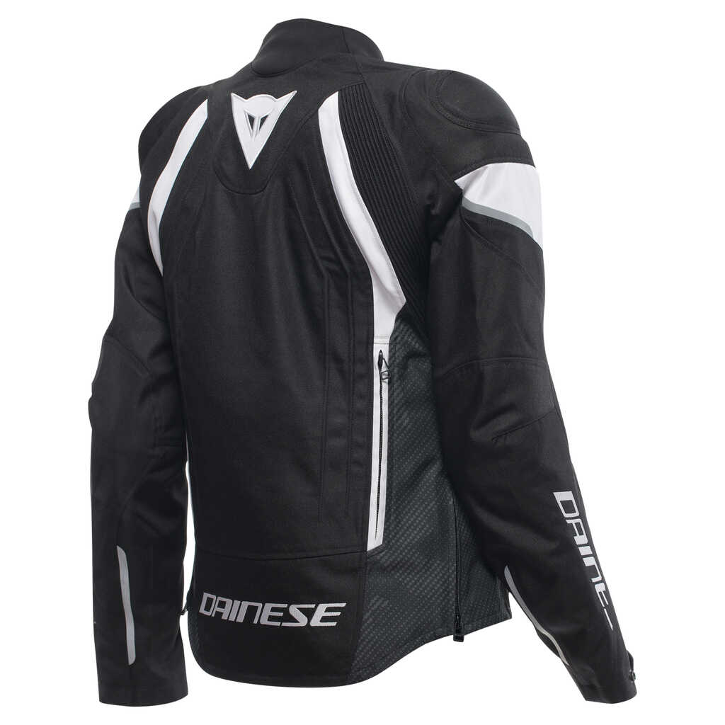 DAINESE AVRO 5 WOMENS TEXTILE JACEKT - BLACK/WHITE/BLACK