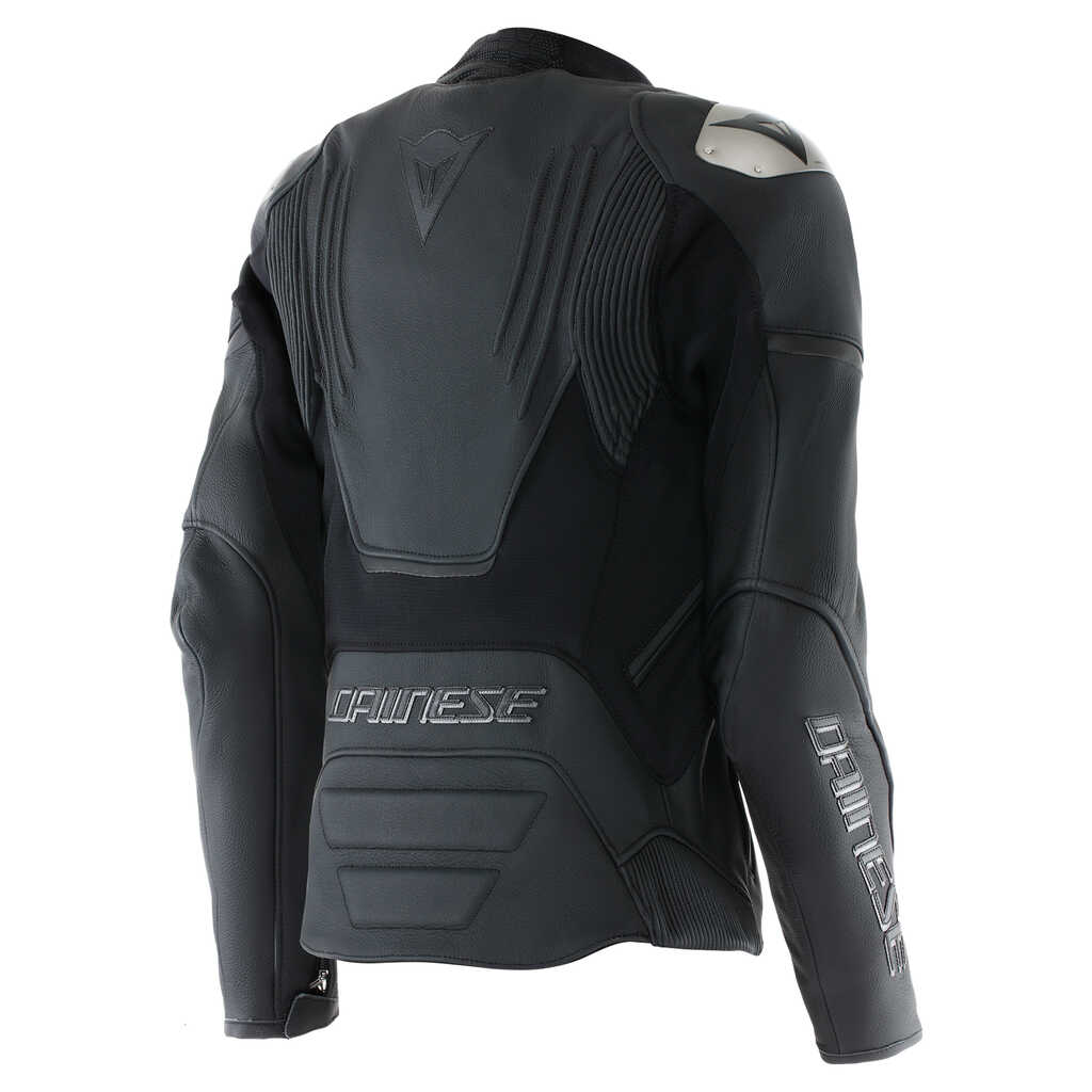 DAINESE RACING 5 WOMENS PERFORATED LEATHER JACKET - BLACK/BLACK