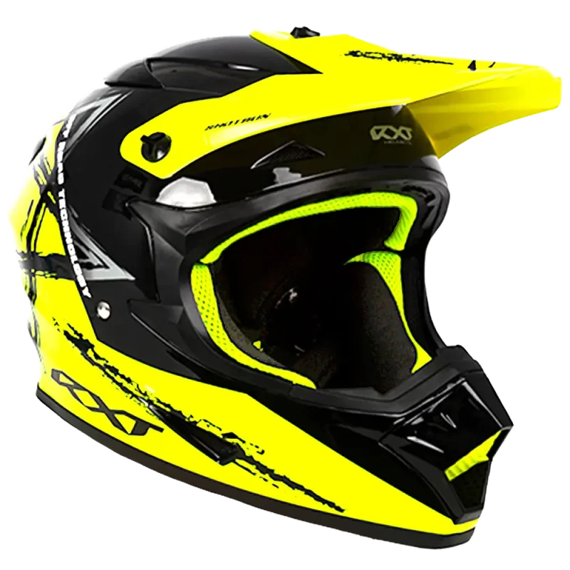 RXT SECTOR WRATH HELMET - GLOSS BLACK/FLURO