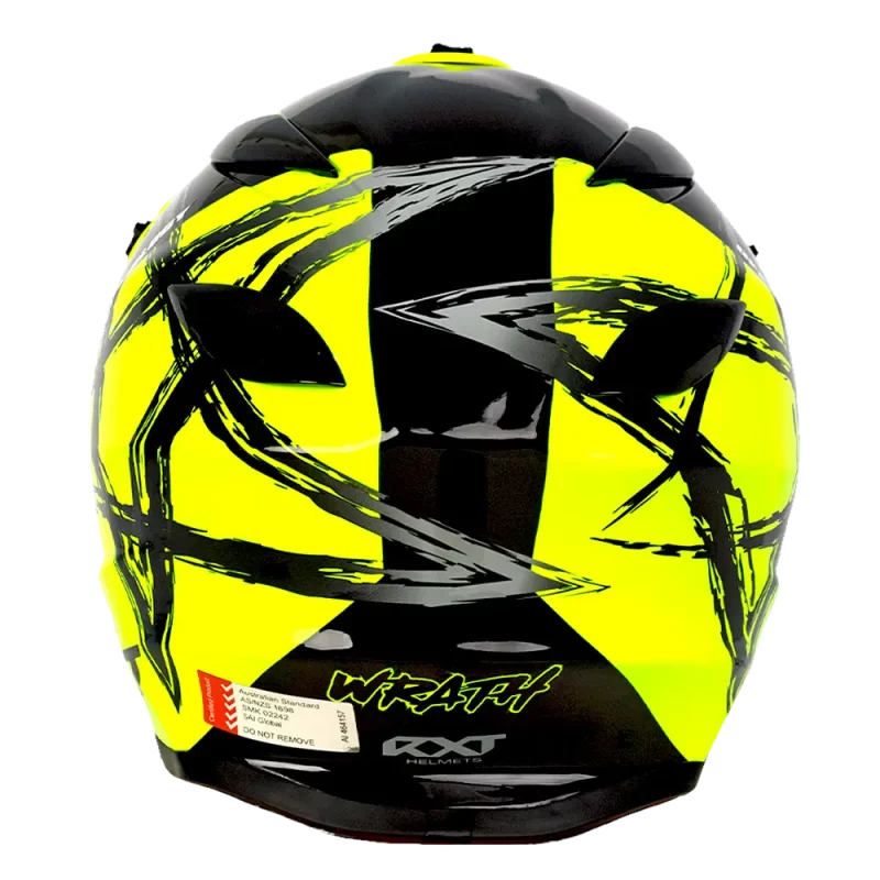 RXT SECTOR WRATH HELMET - GLOSS BLACK/FLURO