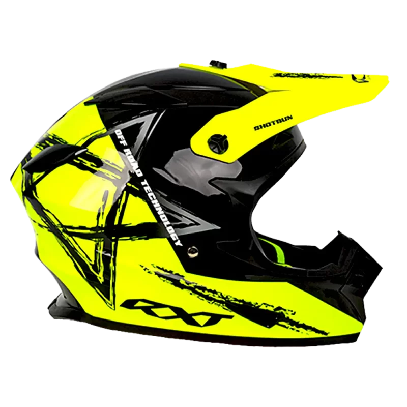 RXT SECTOR WRATH HELMET - GLOSS BLACK/FLURO