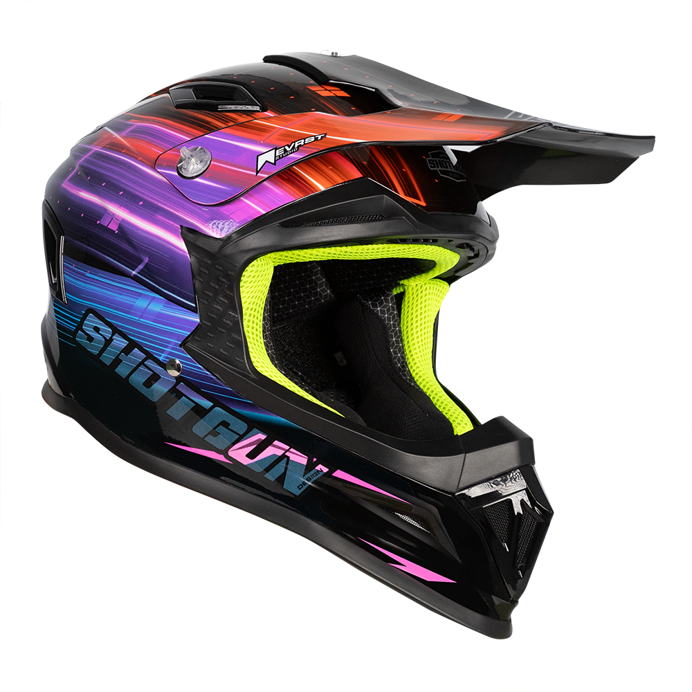 RXT SG1 ULTRA+ BLUR HELMET - BLACK/PINK