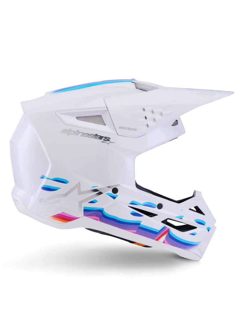 ALPINESTARS 2026 SM3 FORCE HELMET - WHITE GLOSSY