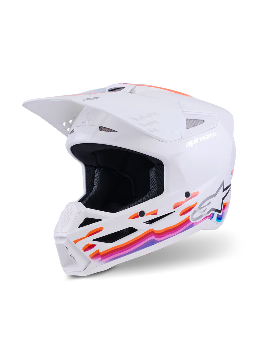 ALPINESTARS 2026 SM3 FORCE HELMET - WHITE GLOSSY