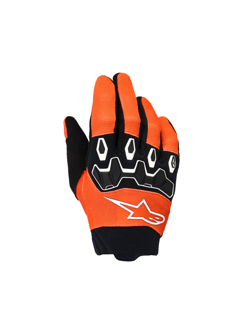 ALPINESTARS YOUTH & KIDS FULL BORE V2 GLOVES - ORANGE WHITE BLACK