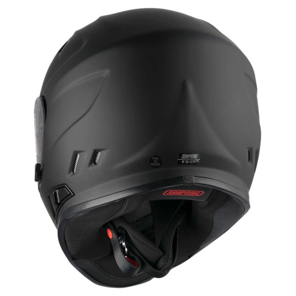 SIMPSON VENOM HELMET - MATTE BLACK