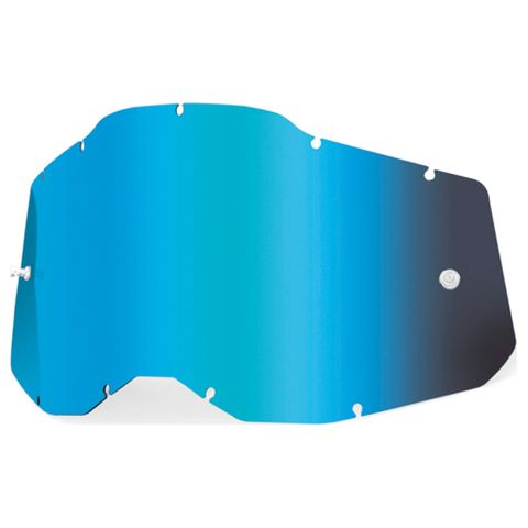 100% YOUTH ACCURI 2/RACECRAFT 2/STRATA 2 REPLACEMENT MIRROR LENS - ALL COLOUR