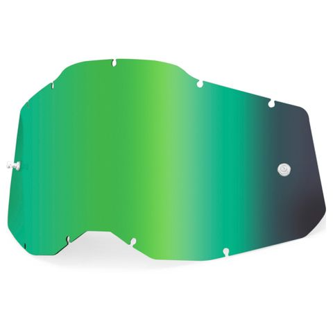 100% YOUTH ACCURI 2/RACECRAFT 2/STRATA 2 REPLACEMENT MIRROR LENS - ALL COLOUR