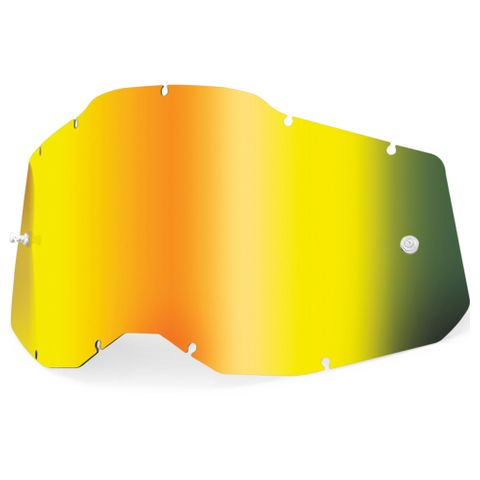 100% YOUTH ACCURI 2/RACECRAFT 2/STRATA 2 REPLACEMENT MIRROR LENS - ALL COLOUR