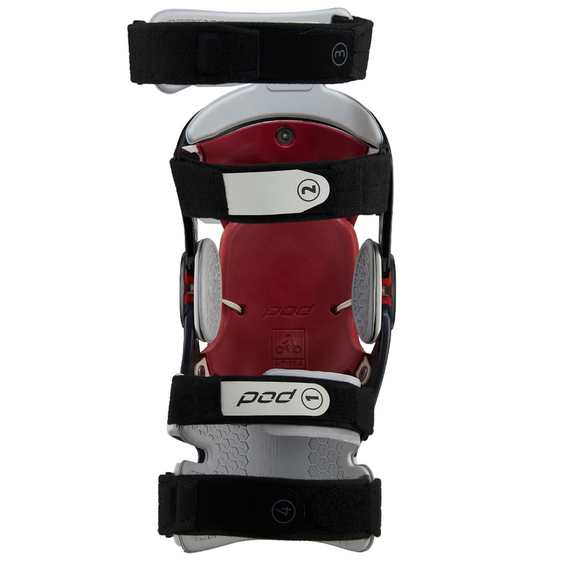 POD K8 3.0 CARBON/WHITE KNEE BRACE - RIGHT