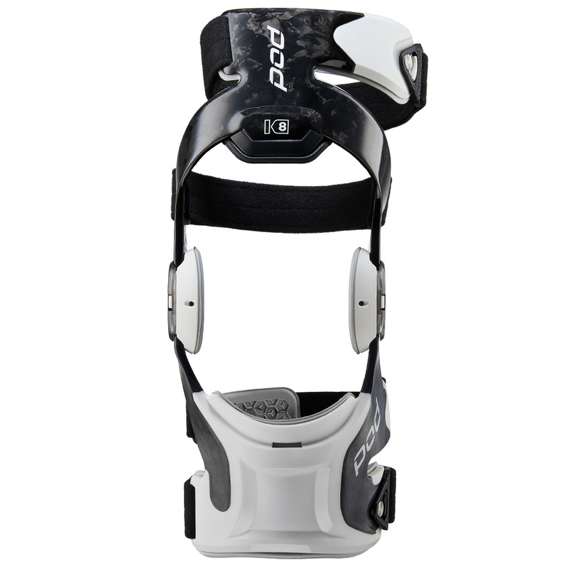 POD K8 3.0 CARBON/WHITE KNEE BRACE - RIGHT