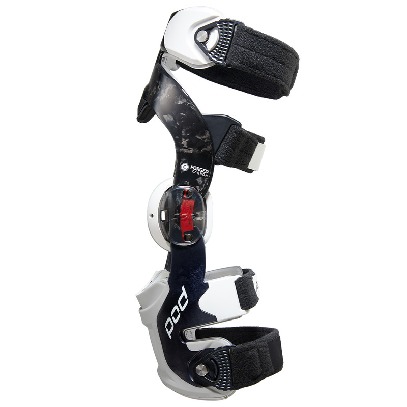 POD K8 3.0 CARBON/WHITE KNEE BRACE - LEFT