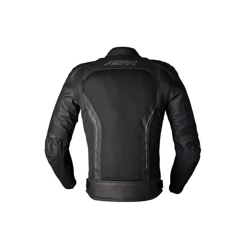 RST S-1 VENTED LEATHER / MESH JACKET - BLACK
