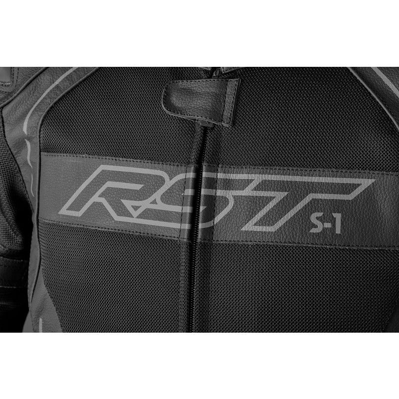 RST S-1 VENTED LEATHER / MESH JACKET - BLACK