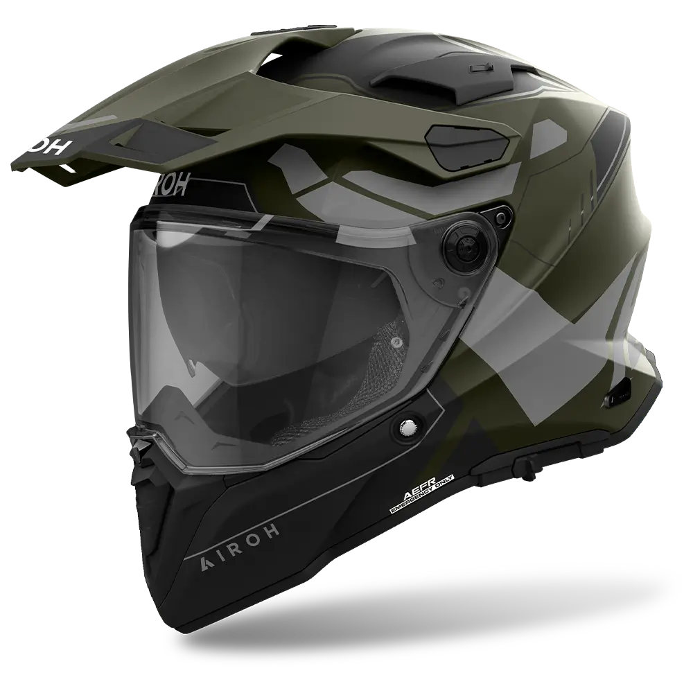 AIROH COMMANDER 2 REVEAL HELMET - MILITARY GREEN