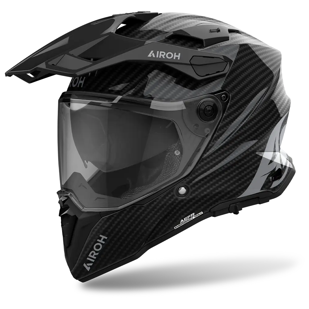 AIROH COMMANDER 2 HELMET - FULL CARBON GLOSS