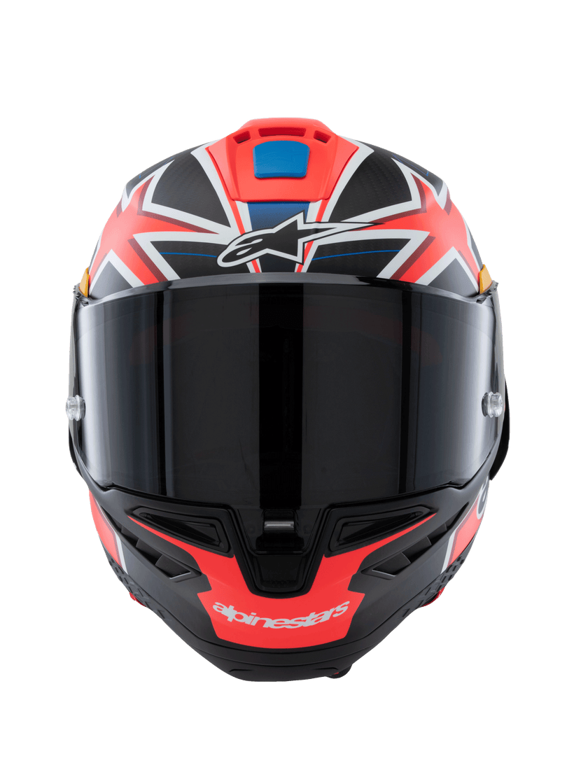 ALPINESTARS SUPERTECH R10 LE MILLER HELMET - CARBON RED MATT