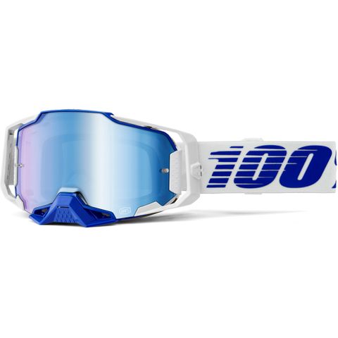 100% ARMEGA GOGGLE - BLUE (BLUE MIRROR)