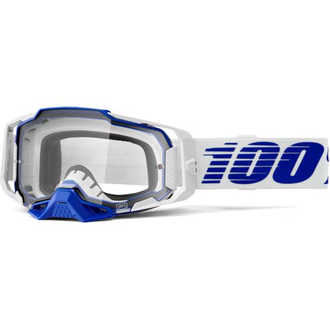 100% ARMEGA GOGGLE - BLUE (CLEAR)