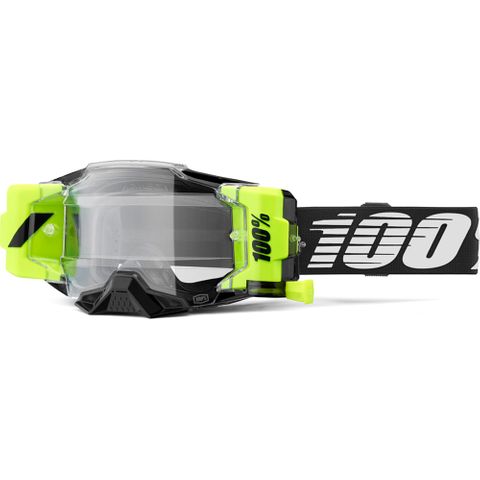 100% ARMEGA FORECAST GOGGLE - BLACK (CLEAR)