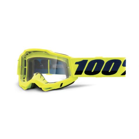 100% ACCURI 2 YOUTH GOGGLE - YELLOW (CLEAR)