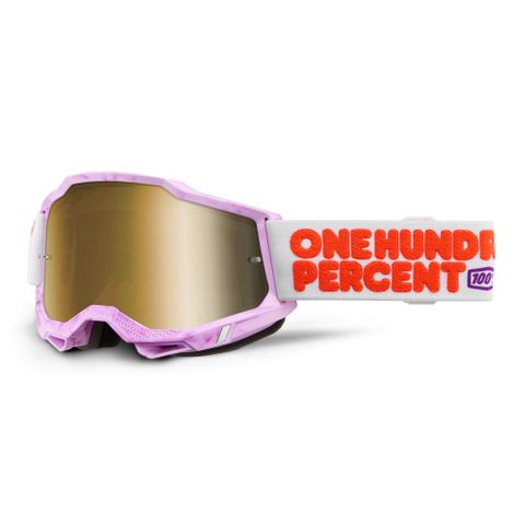 100% ACCURI 2 HUNDREDS GOGGLES - TRUE GOLD MIRROR