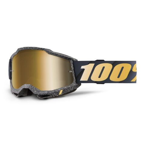 100% ACCURI 2 RISLAND GOGGLES - MIRROR TRUE GOLD
