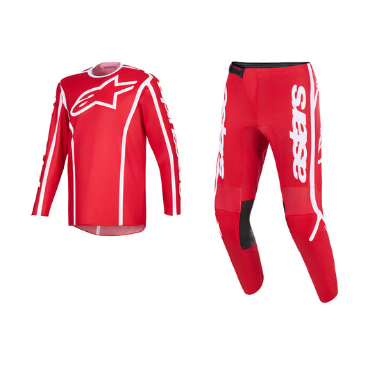 ALPINESTARS 2026 YOUTH FLUID APEX GEAR SET - RED WHITE
