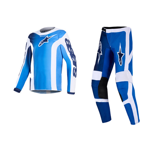 ALPINESTARS 2026 YOUTH FLUID PORTL GEAR SET - UCLA BLUE WHITE