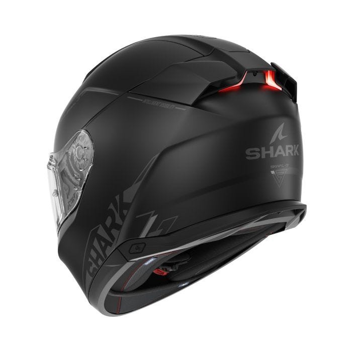 SHARK SKWAL I3 BLANK SP HELMET - MAT BLACK/ANTHRACITE/BLACK
