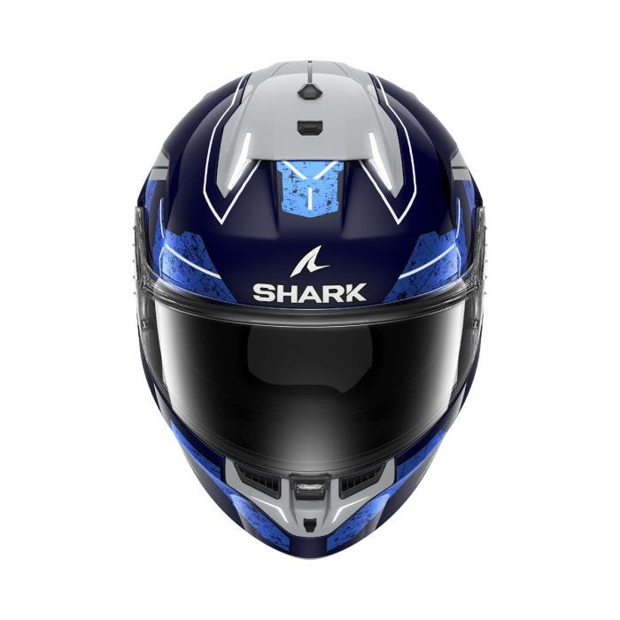 SHARK SKWAL I3 RHAD HELMET - BLACK/CHROME/BLUE