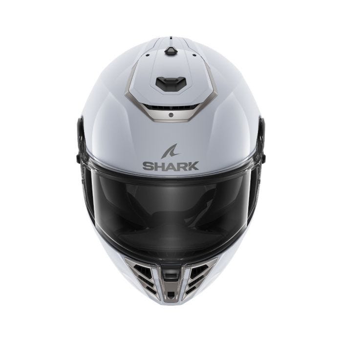SHARK SPARTAN RS BLANK SP HELMET - GLOSS WHITE
