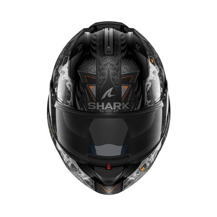 SHARK EVO ES K-ROZEN HELMET - BLACK/ANTHRACITE/ORANGE