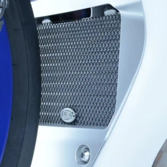 R&G OIL COOLER GUARDS DARK BLUE YZF-R1/YZF-R1M