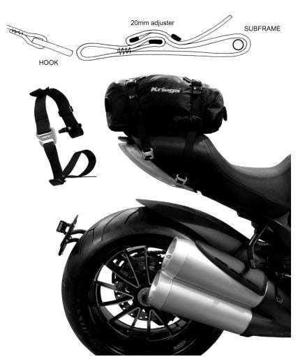 Kriega US Hook Strap Set