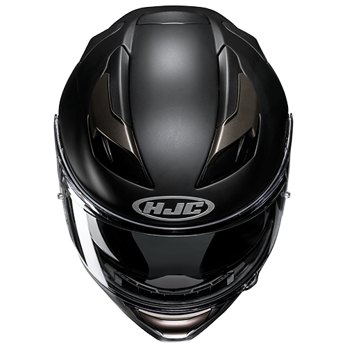 HJC F71 SOLID HELMET - SEMI FLAT BLACK TITANIUM