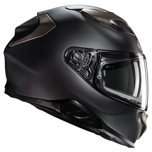 HJC F71 SOLID HELMET - SEMI FLAT BLACK TITANIUM
