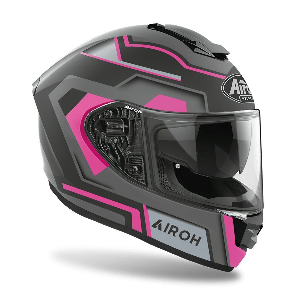 AIROH ST501 HELMET - SQUARE PINK MATT