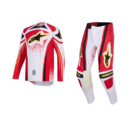 ALPINESTARS 2026 TECHSTAR NOMUR GEAR SET - LIGHT GREY RED BLAK