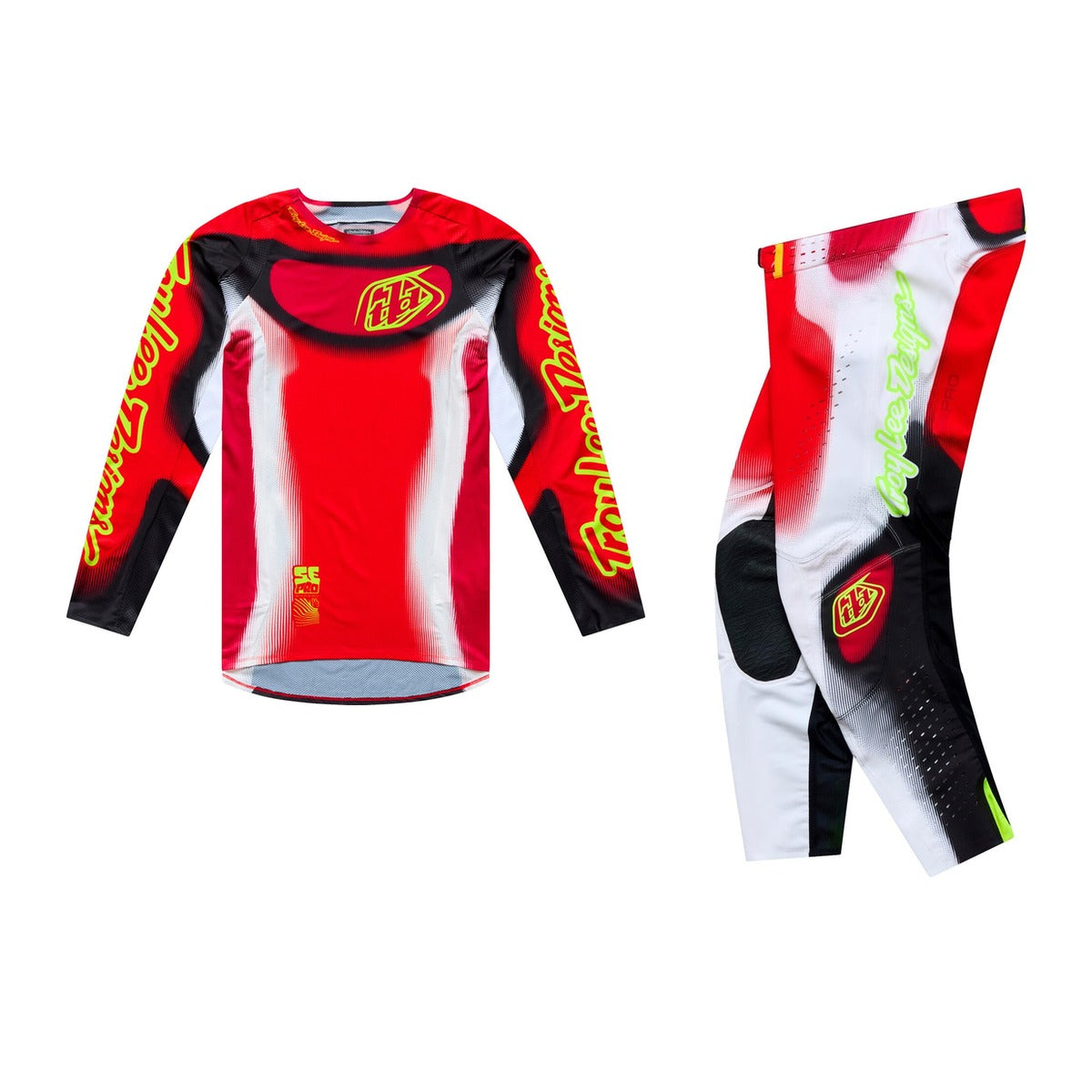 Troy Lee Designs 26.2 SE Pro Gear Set - Illusion Red / Black
