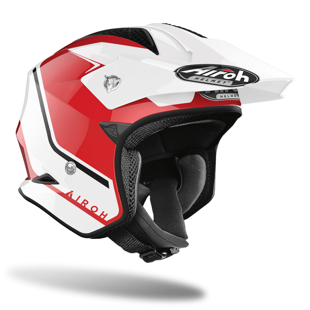 AIROH TRRS KEEN HELMET - RED GLOSS