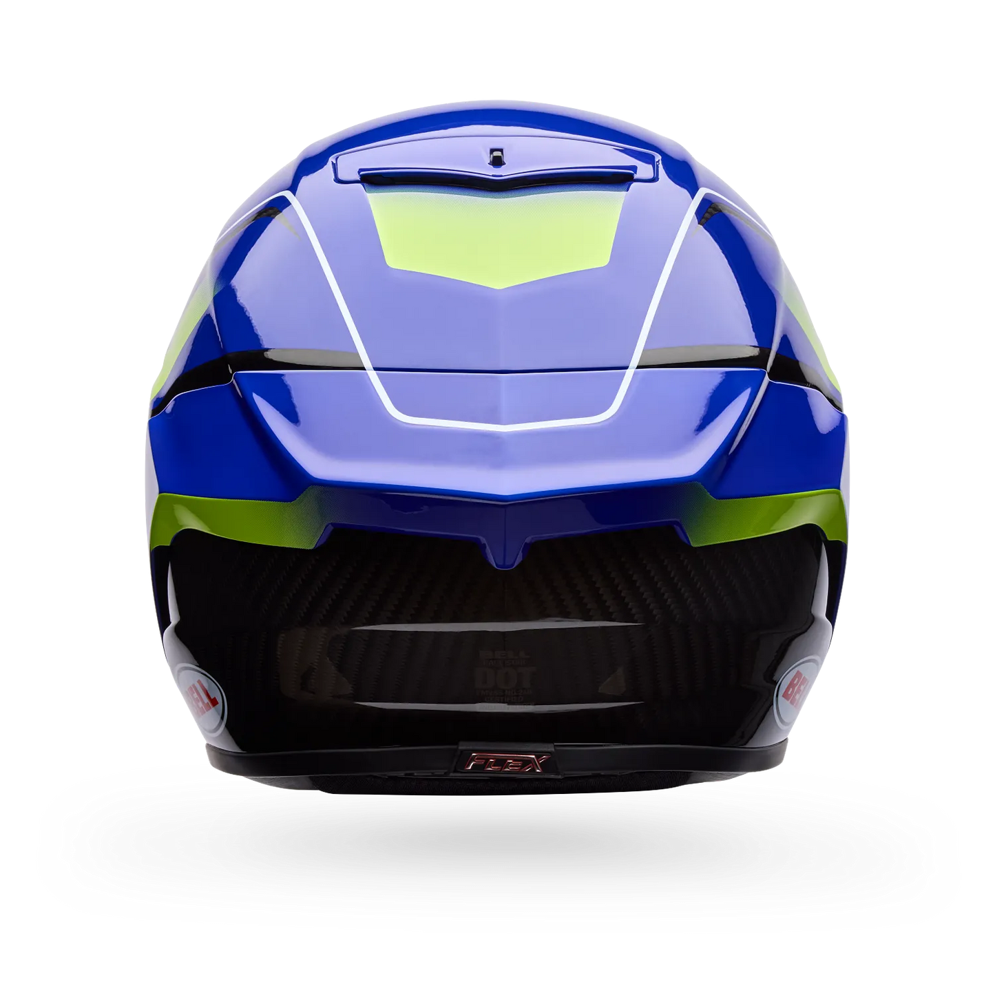 BELL RACE STAR FLEX GRID HELMET - BLUE/YELLOW