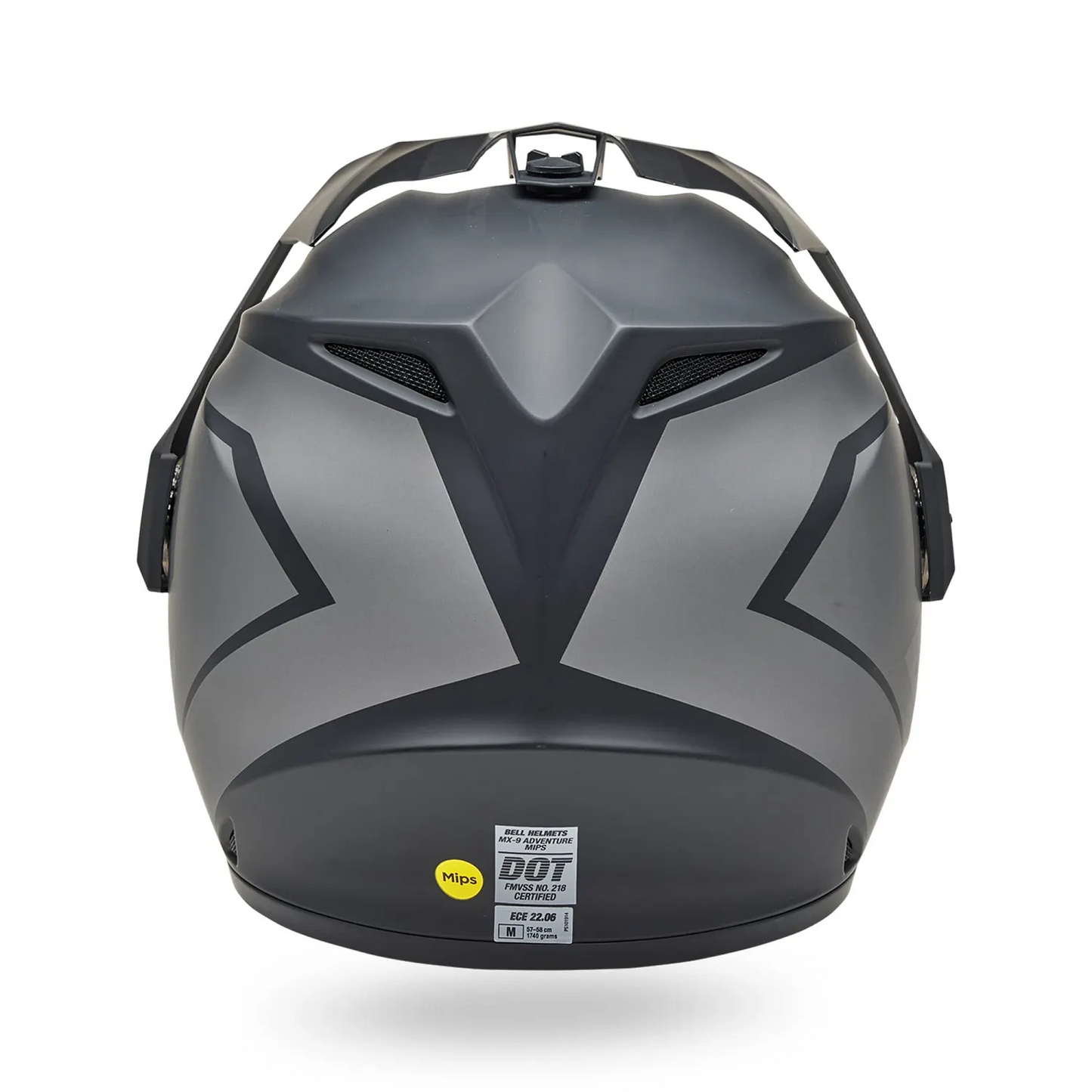 BELL 2026 MX-9 ADVENTURE BLACKOUT HELMET - MATTE BLACK/GREY