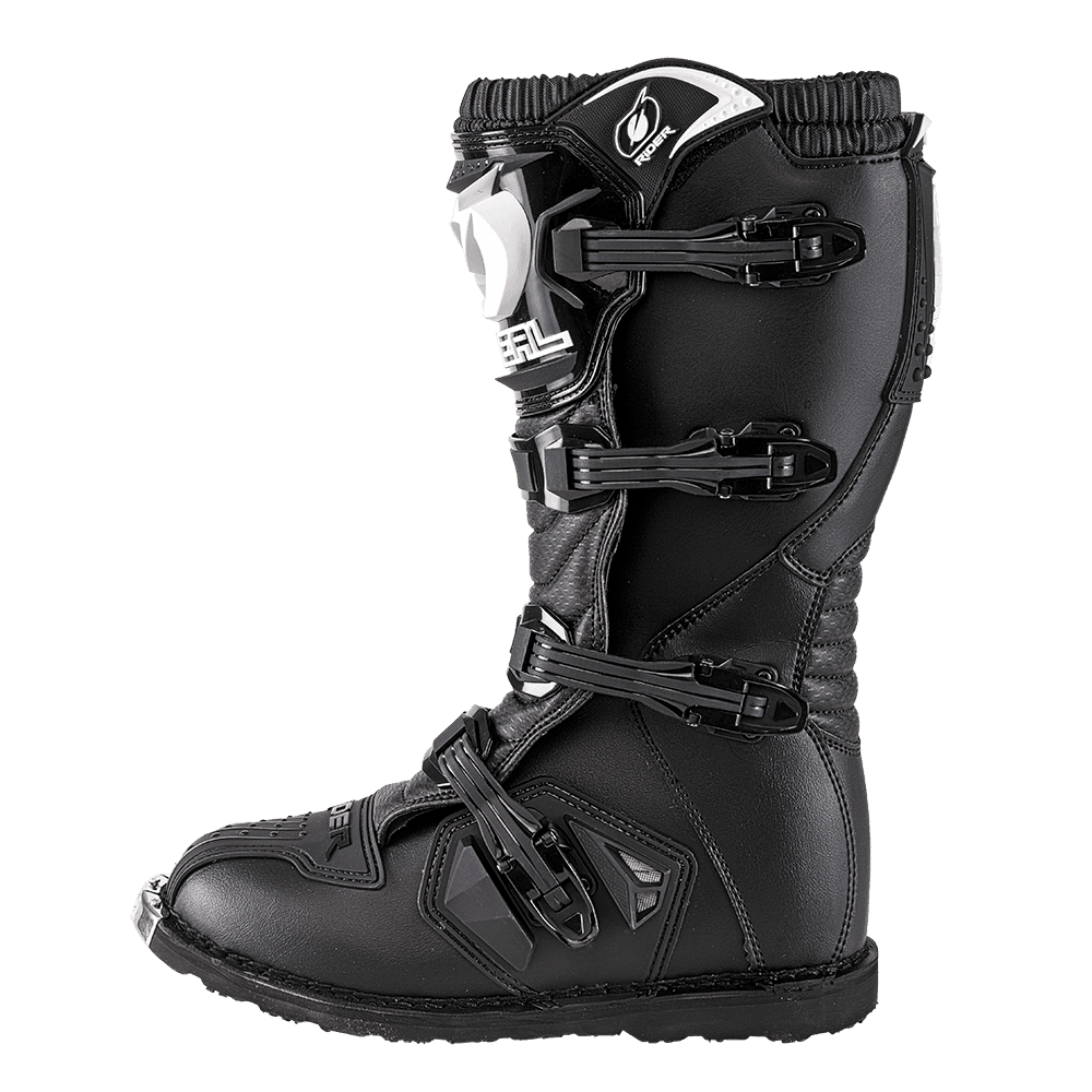 ONEAL RIDER YOUTH BOOTS - BLACK CASSONS PTY LTD sold by Cully's Yamaha