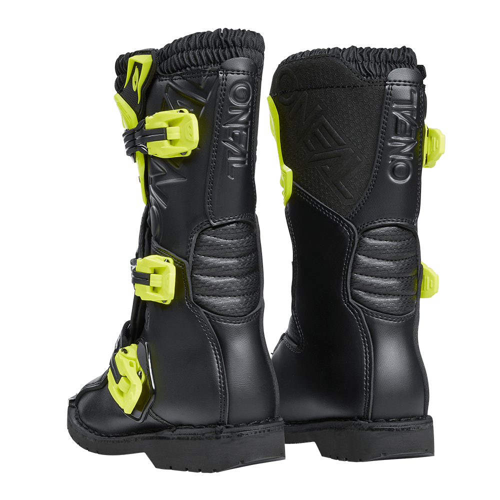 ONEAL 2023 YOUTH RIDER PRO BOOTS - NEON YELLOW/BLACK CASSONS PTY LTD sold by Cully's Yamaha