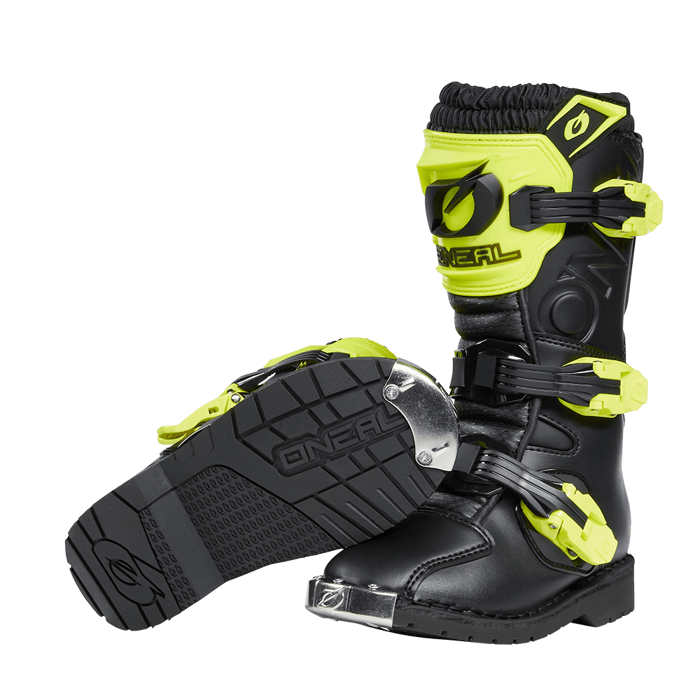 ONEAL 2023 YOUTH RIDER PRO BOOTS - NEON YELLOW/BLACK CASSONS PTY LTD sold by Cully's Yamaha