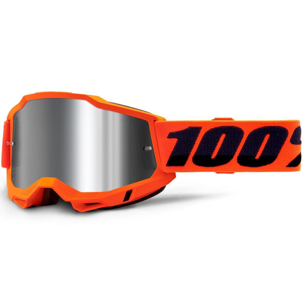 100% 2021 ACCURI 2 GOGGLE - ORANGE (SILVER MIRROR) - Cully's Yamaha