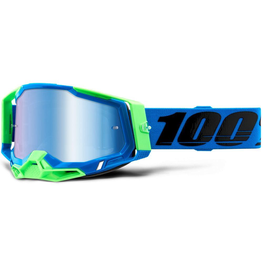100% 2021 RACECRAFT 2 GOGGLE - FREMONT (BLUE MIRROR) - Cully's Yamaha