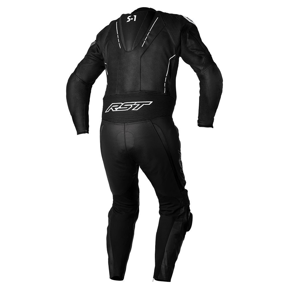 RST S-1 CE 1 PCE SUIT - BLACK/WHITE MONZA IMPORTS sold by Cully's Yamaha
