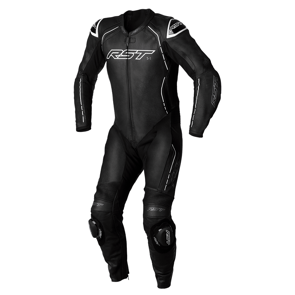 RST S-1 CE 1 PCE SUIT - BLACK/WHITE MONZA IMPORTS sold by Cully's Yamaha